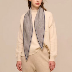 Blend Womens Knitted Triangle Small Cashmere Scarf