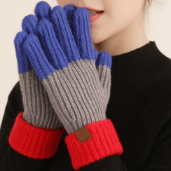 45 Prs Wholesale Winter Cute Women Thickened Windproof Gloves